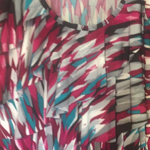 AB Studio ruffled scoop neck blouse - Picture 2 of 3